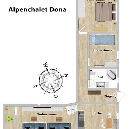 Alpenchalet Dona * 帕尔特嫩
